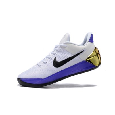 Nike Erkek Kobe A.D. Beyaz / Mor / Siyah / Metal Altın Basketbol Ayakkabısı Türkiye - IRZ0M6Y6